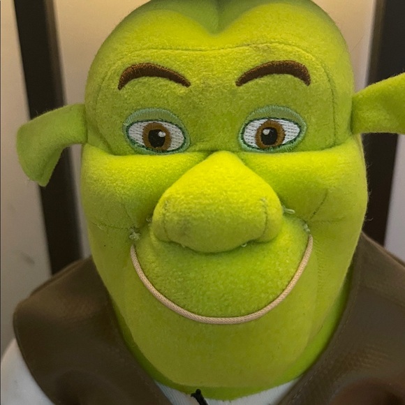 Kids Shrek Plush  with Brown Vest - Picture 3 of 5